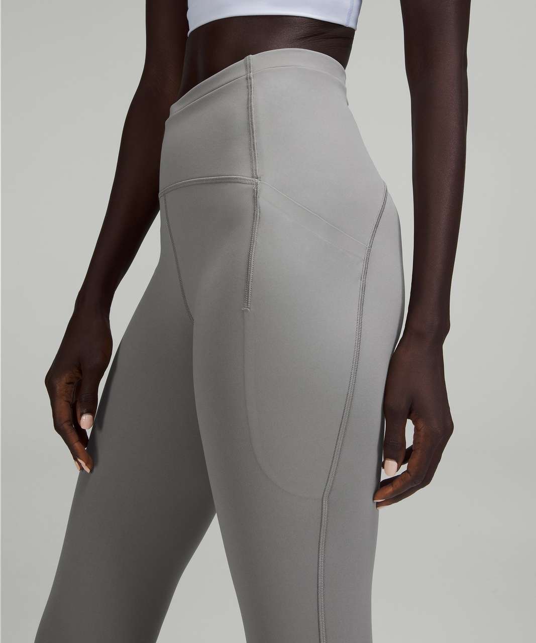 - Lululemon Grey Tight - Gull 28\