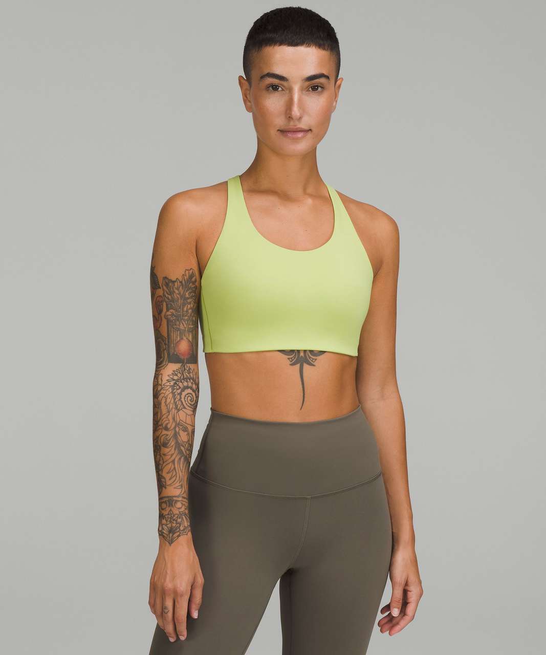 Lululemon Energy Bra *High Support, B–DDD Cups - Wasabi - lulu