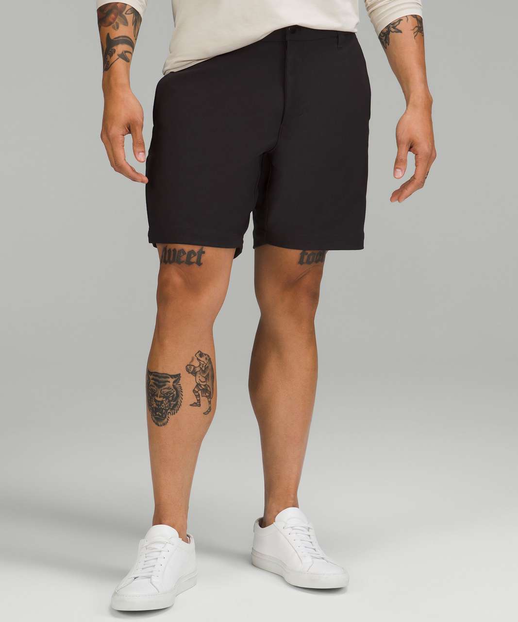 Lululemon Commission Classic-Fit Short 7 - Black - lulu fanatics