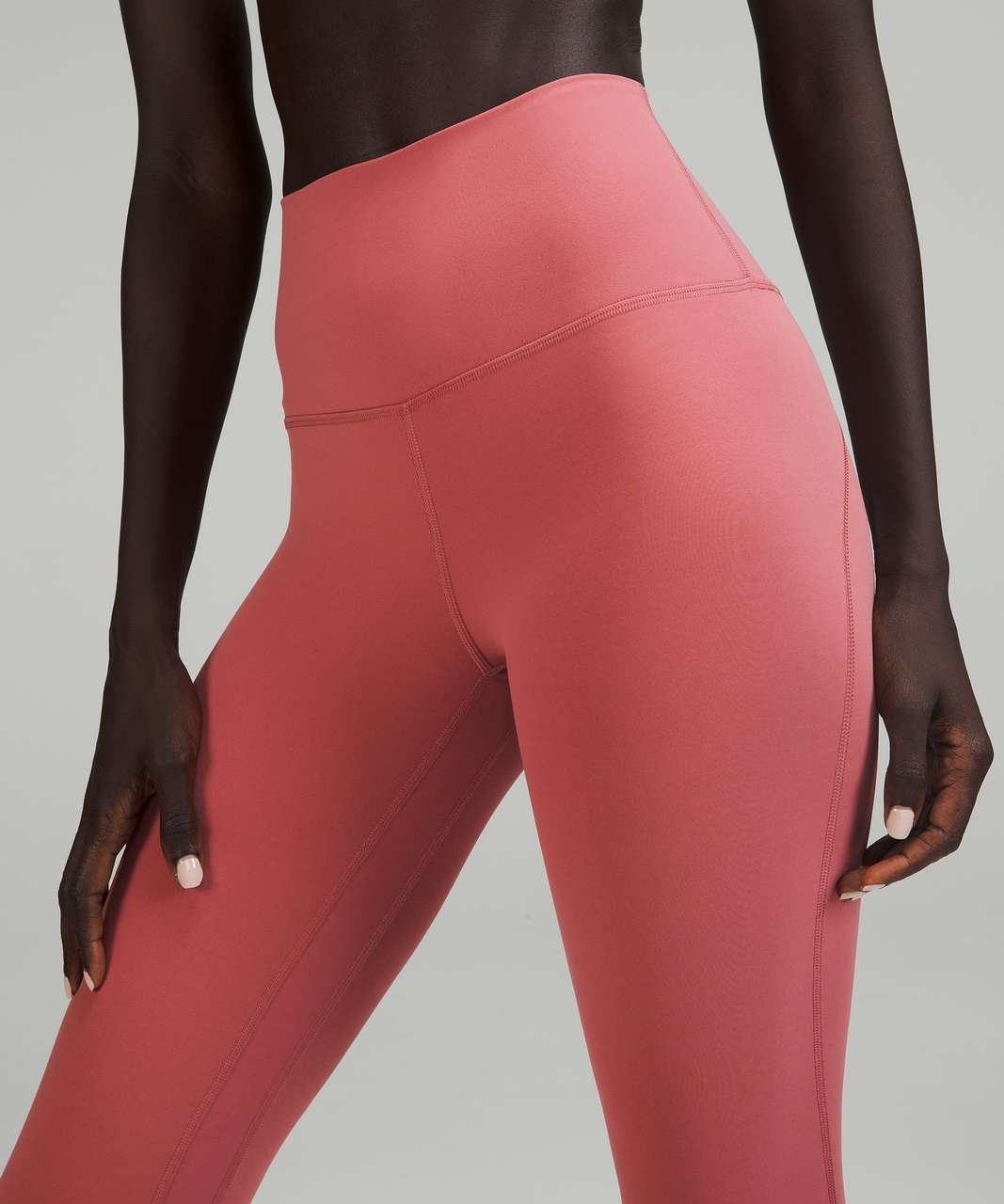 Lululemon Align Scalloped Hem High-Rise Crop 23" - Brier Rose