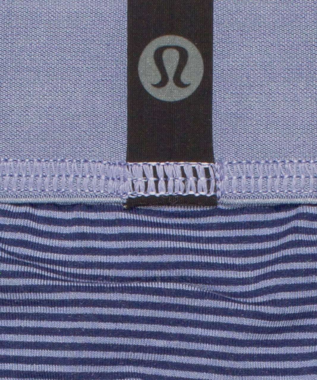 Lululemon Always In Motion Boxer 5" - Jumie Stripe Print Peri Purple Night Sea