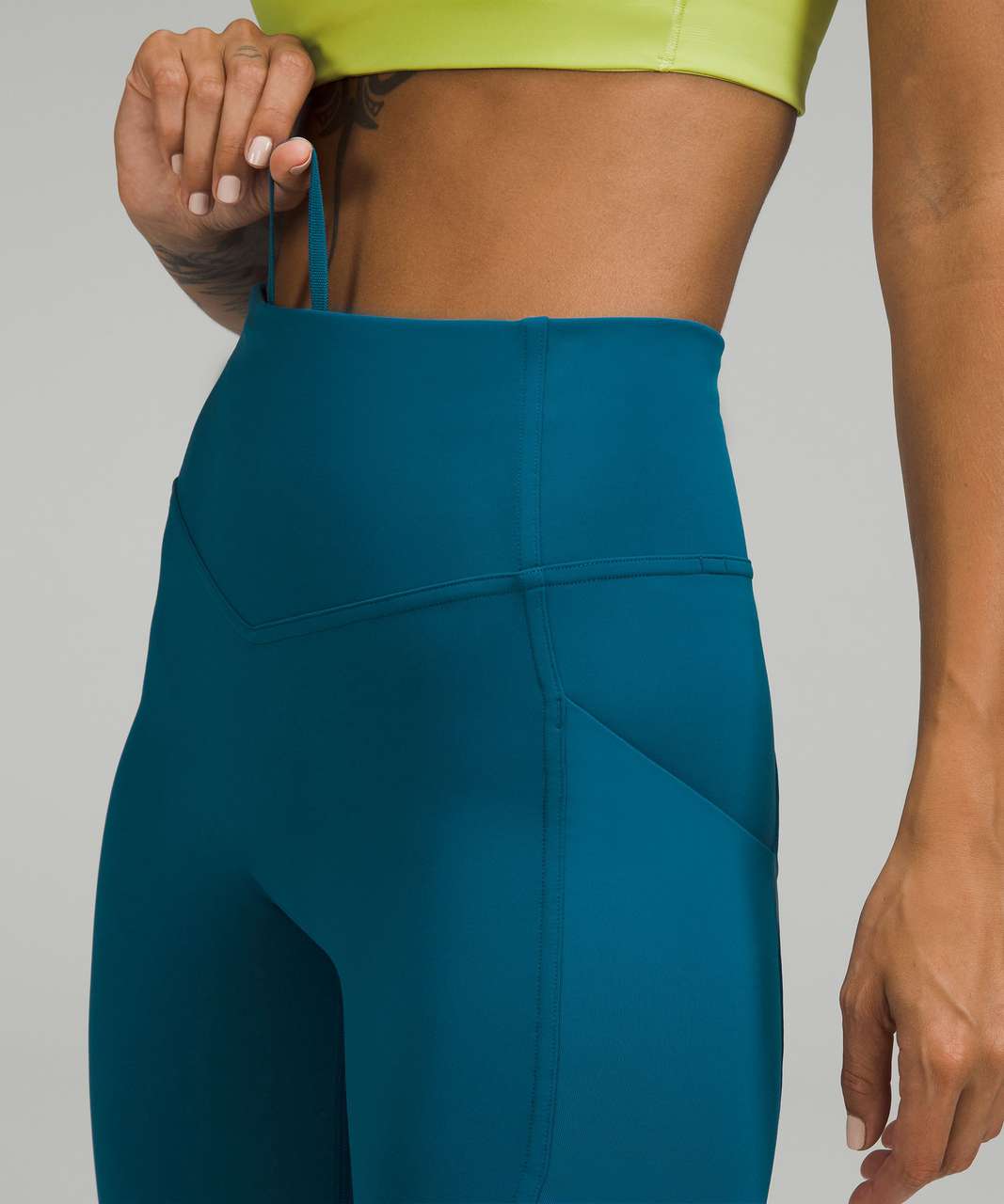 Lululemon All the Right Places High-Rise Drawcord Waist Crop 23” - Capri -  lulu fanatics