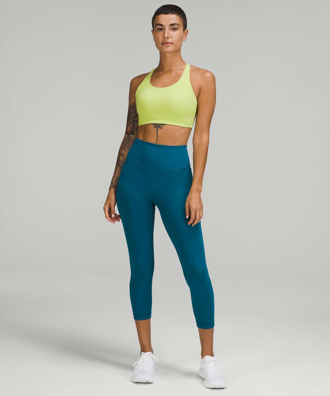 Lululemon striped capri leggings - Gem