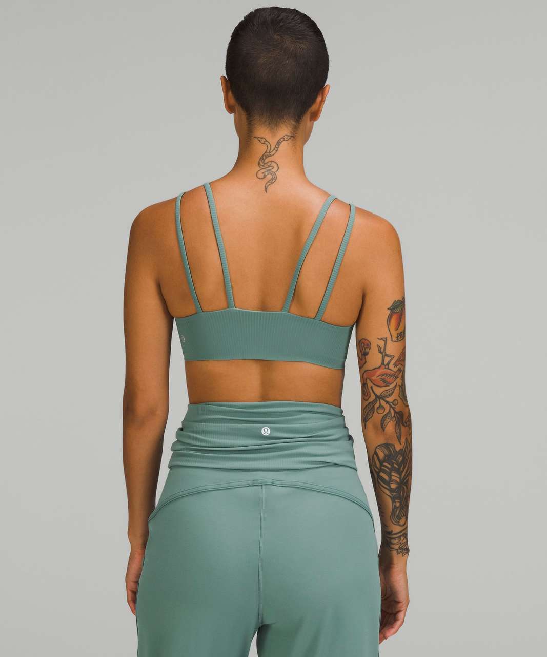 Lululemon Like a Cloud Ribbed Bra *Light Support, B/C Cup - Tidewater Teal  - lulu fanatics