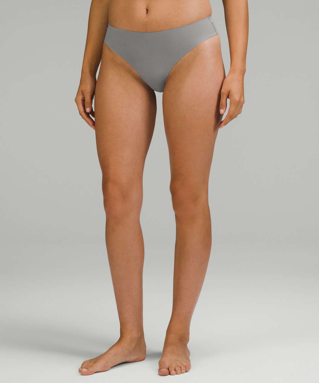 Lululemon InvisiWear Mid-Rise Thong Underwear 3 Pack - Primal Dot Mini Brier Rose Multi / Gull Grey / Brier Rose