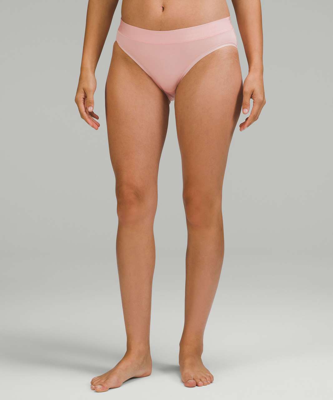 Lululemon UnderEase Mid-Rise Bikini Underwear - Dew Pink