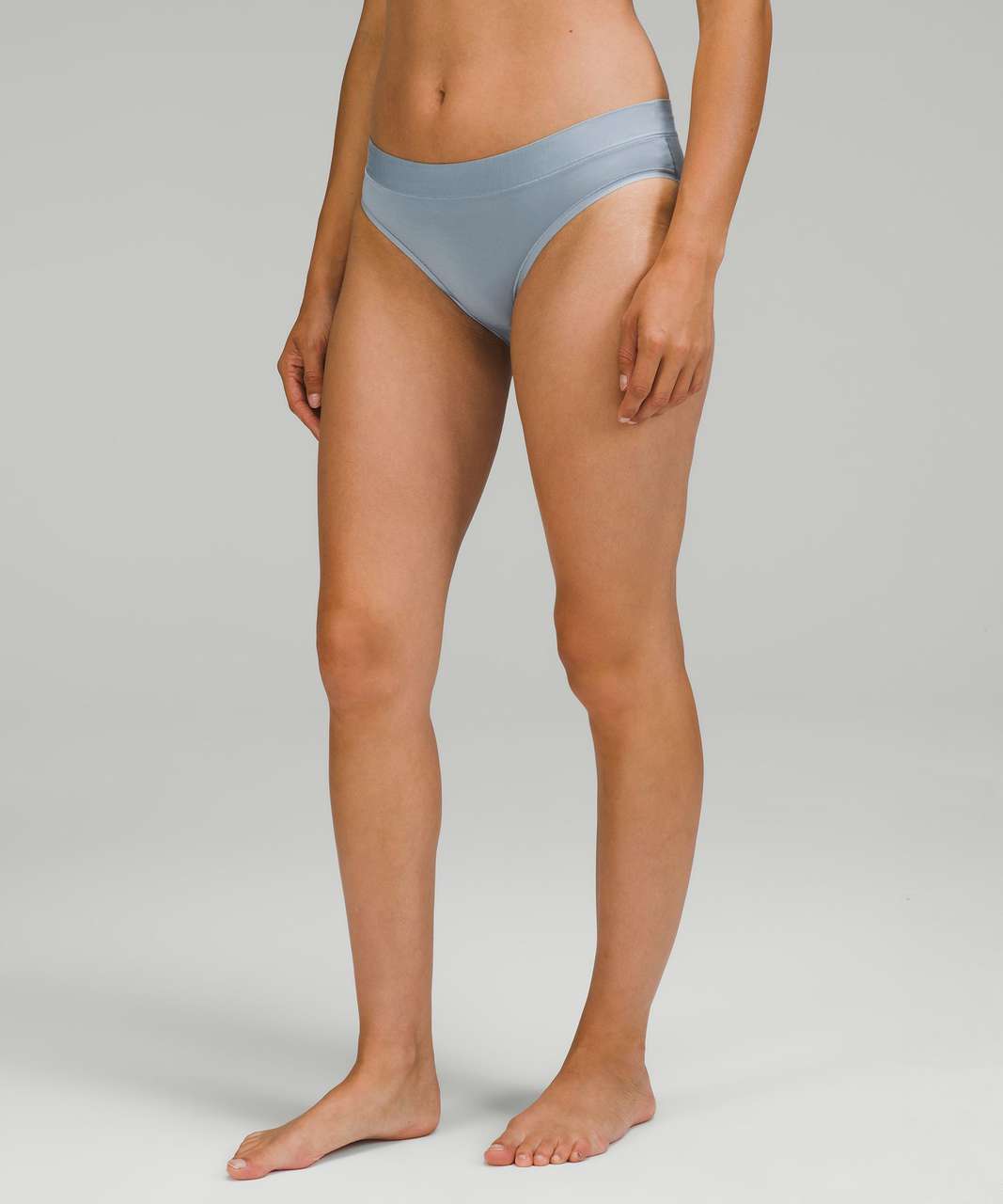 Lululemon UnderEase Mid-Rise Bikini Underwear - Chambray - lulu fanatics