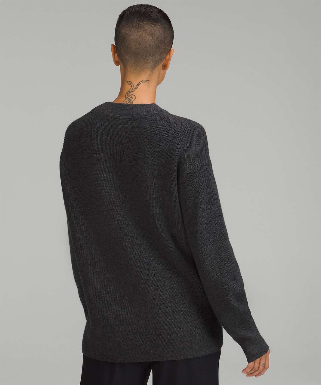 Wool sweatshirt Lululemon Black size 2 US in Wool - 35401749