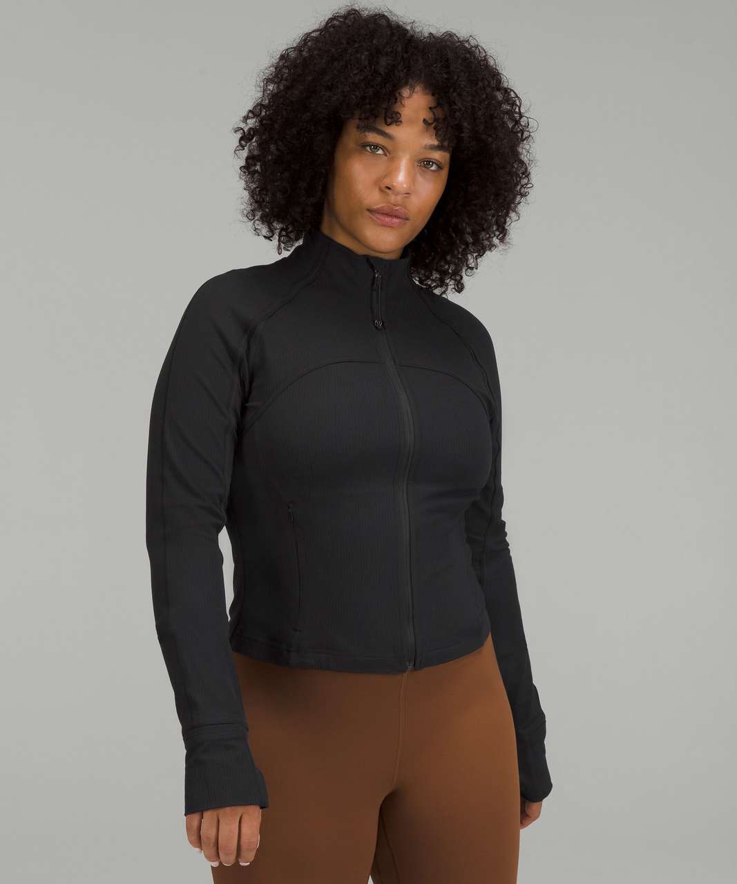 Lululemon Cropped Define Jacket Ribbed Nulu