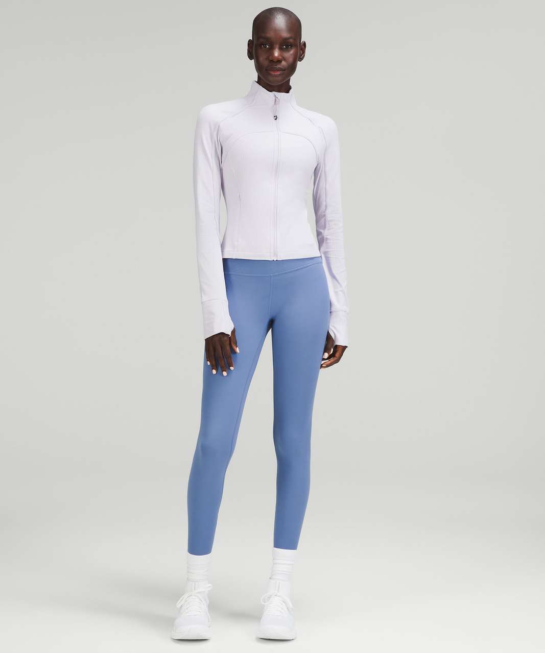 Lululemon Ribbed Nulu Cropped Define Jacket In Tidewater Teal