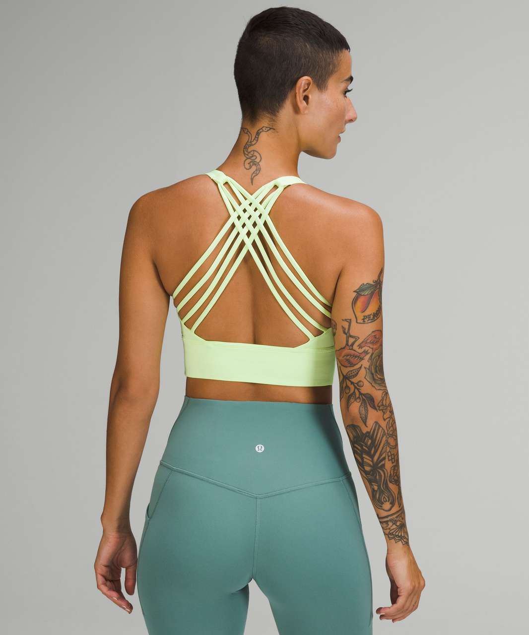 lululemon athletica Free To Be High-neck Longline Bra - Wild Light