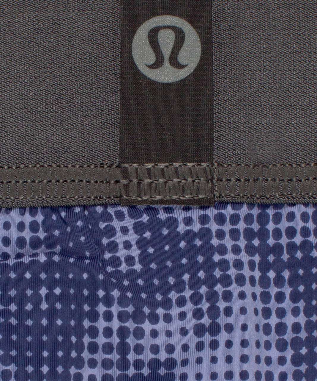 Lululemon Built to Move Long Boxer 7" - Halftone Camo Mini Peri Purple Night Sea