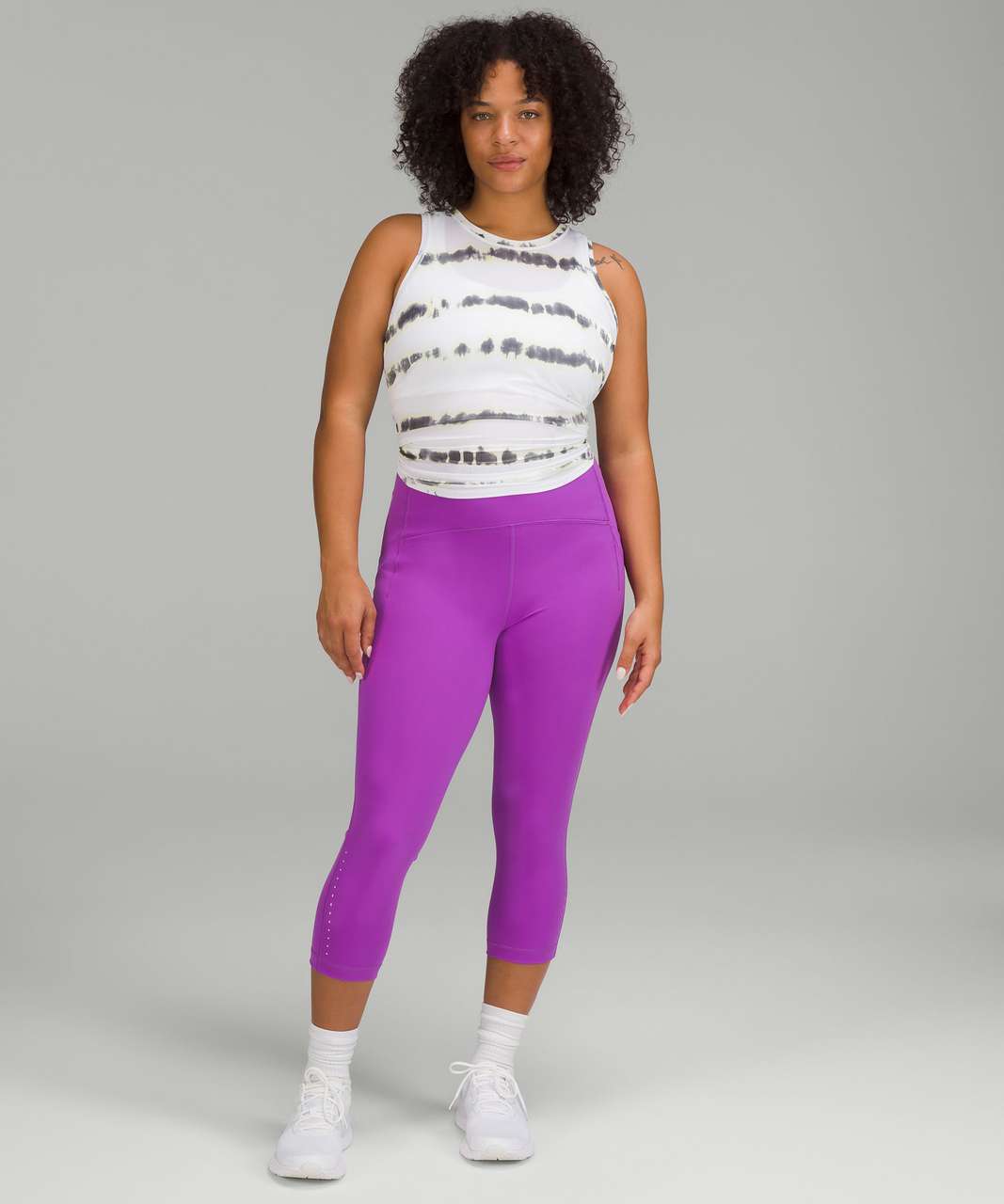 Lululemon Swift Speed High-Rise Crop 21 - Magenta Purple - lulu