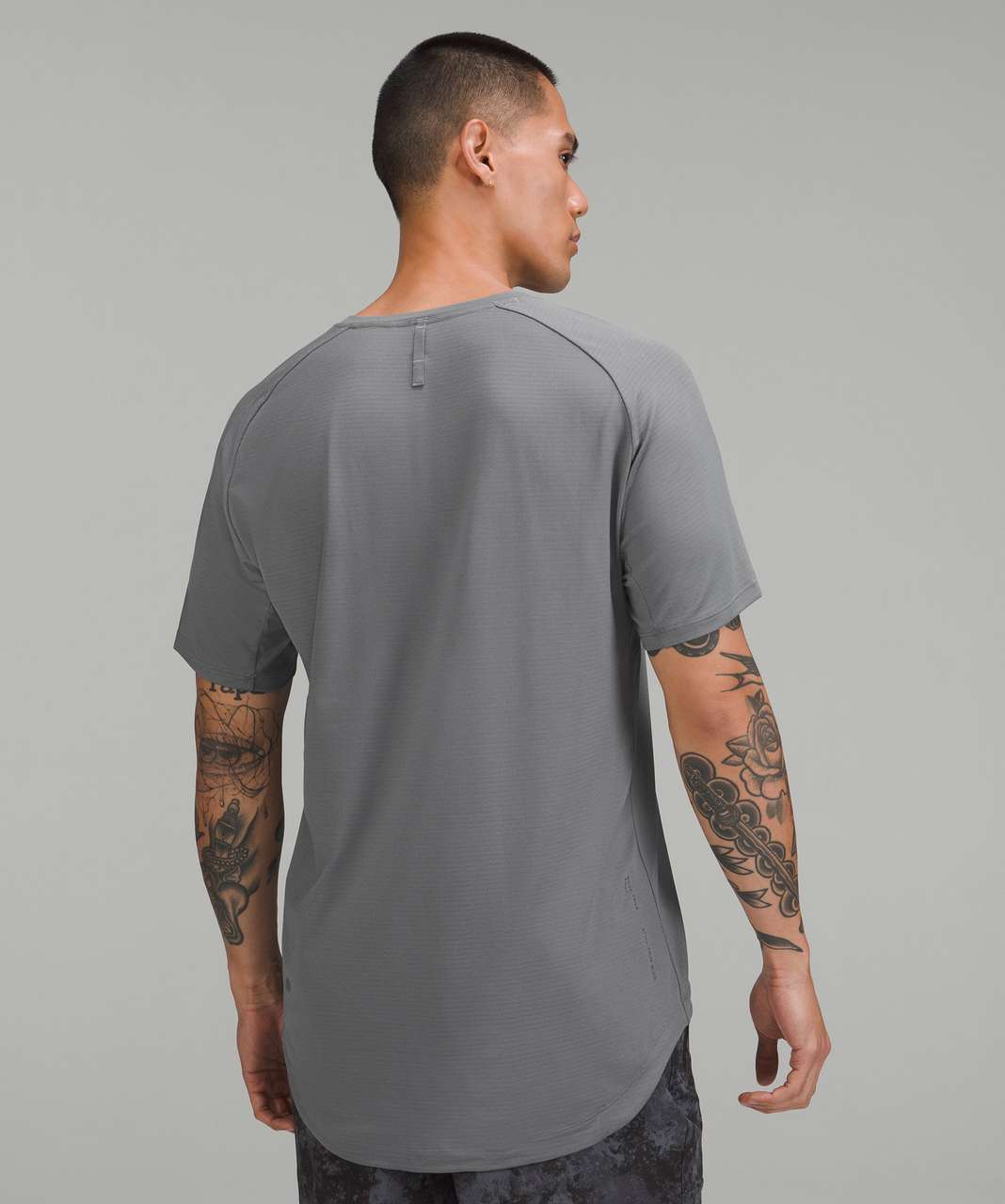Lululemon Drysense Training Short Sleeve Shirt *Motif - Asphalt Grey