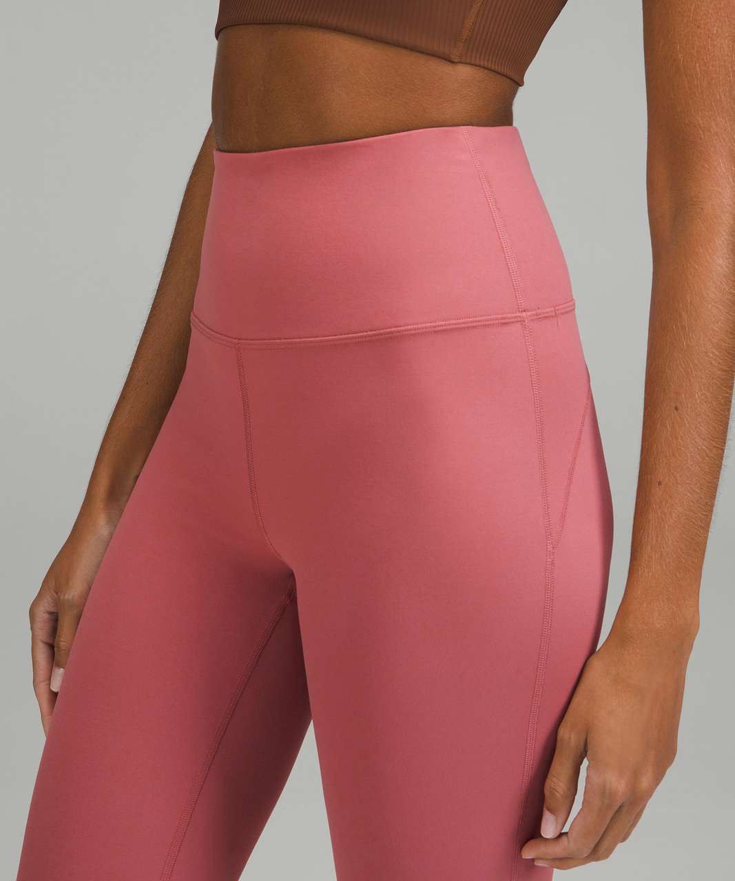 Lululemon Groove Super-High-Rise Crop 23 - Brier Rose - lulu fanatics