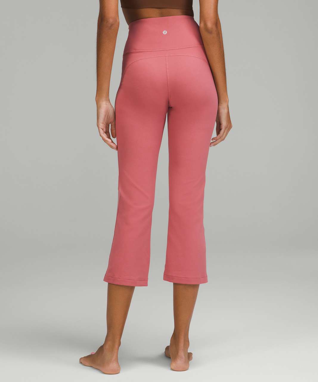 Lululemon Groove Super-high-rise Flared Pants Nulu In Brier Rose