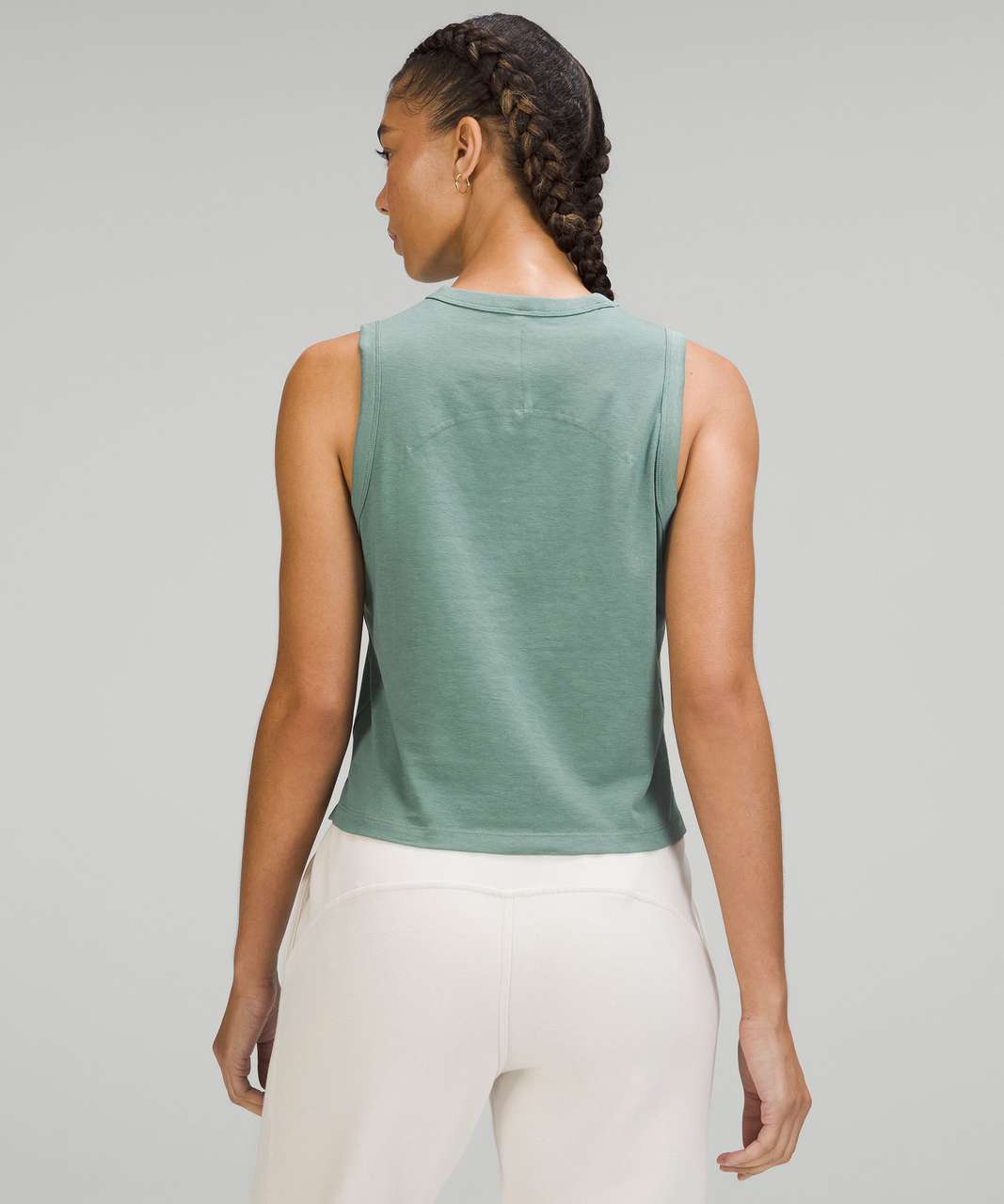 Lululemon Classic-Fit Cotton-Blend Tank Top - Tidewater Teal