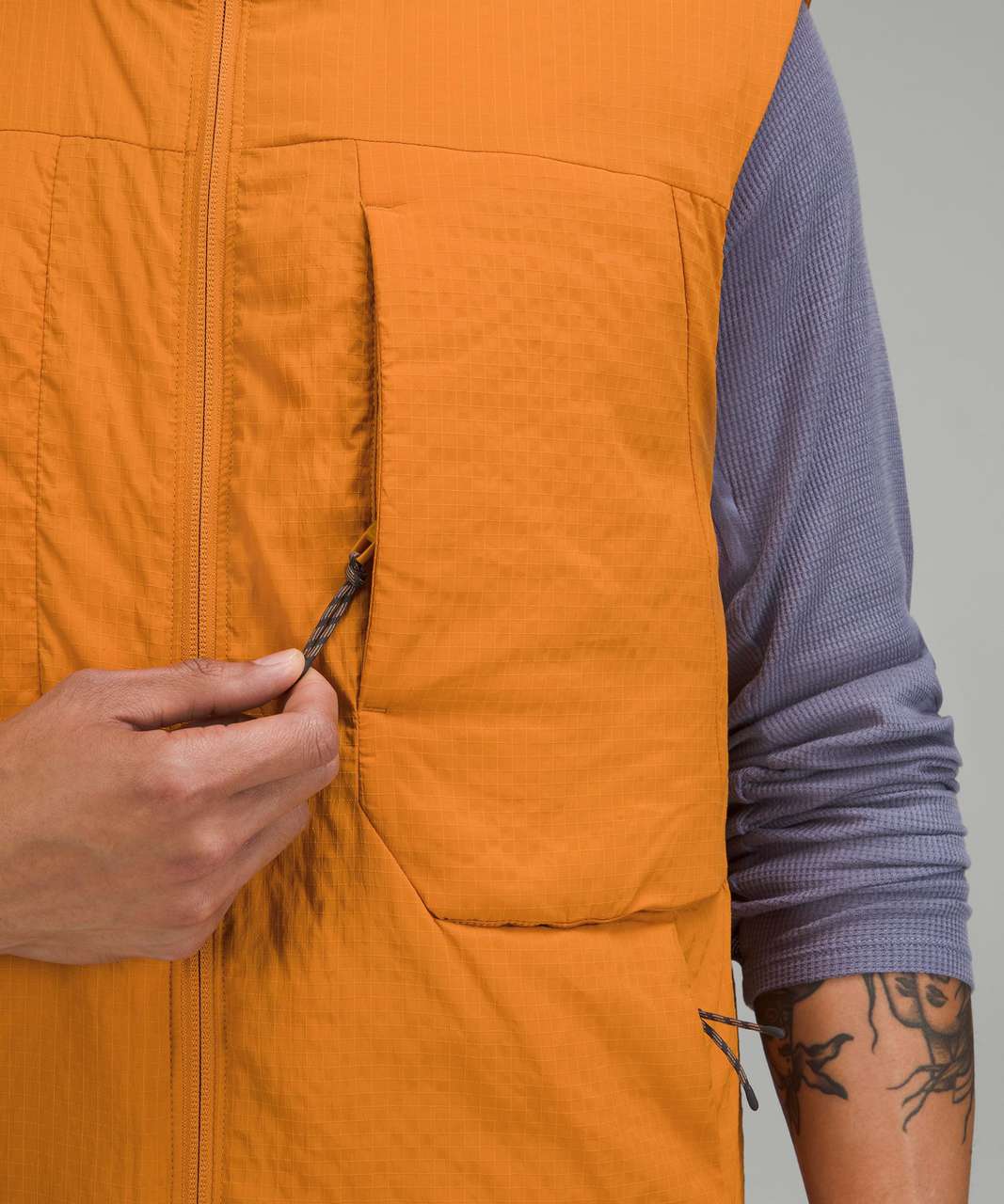 Lululemon Insulated Hiking Vest - Autumn Orange