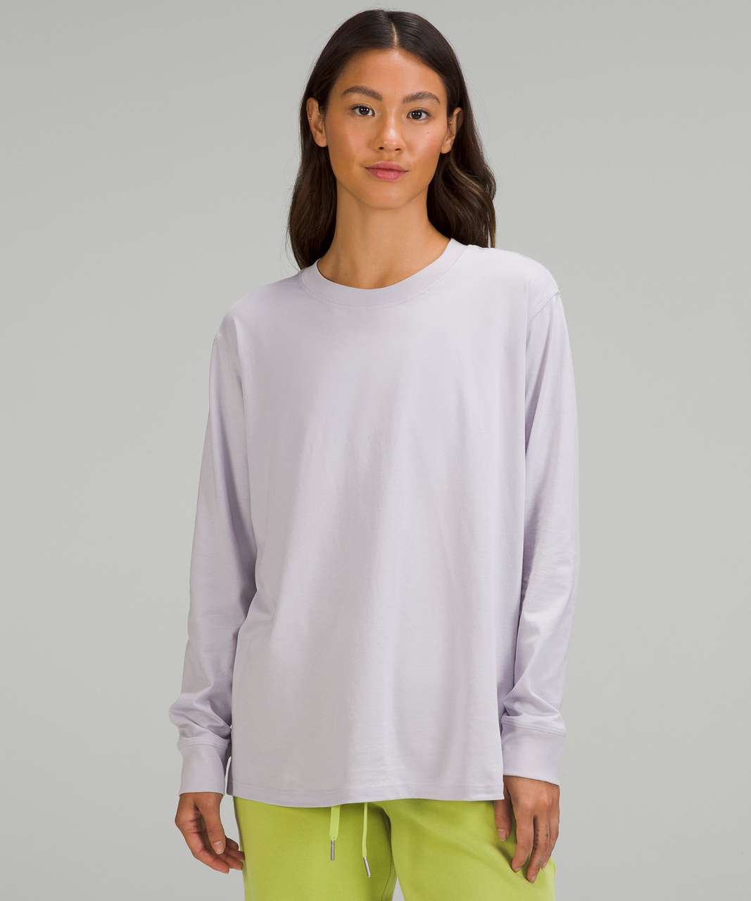 Lululemon All Yours Cotton Long Sleeve Shirt - Faint Lavender