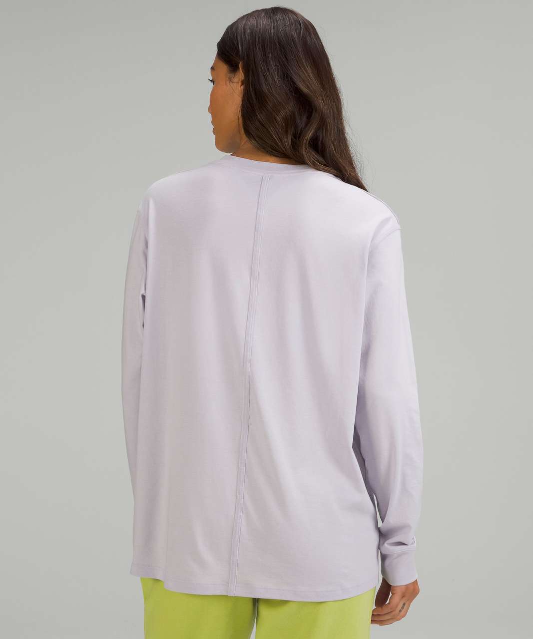 Lululemon All Yours Cotton Long Sleeve Shirt - Faint Lavender
