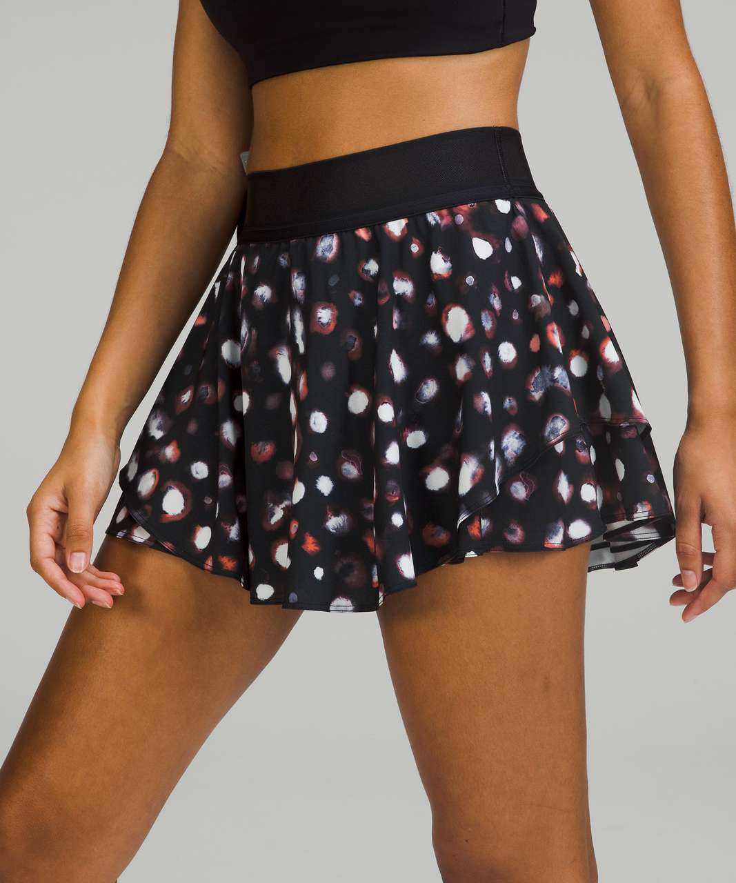 Lululemon Court Rival High-Rise Skirt - Haze Dot Inverse Orange Multi