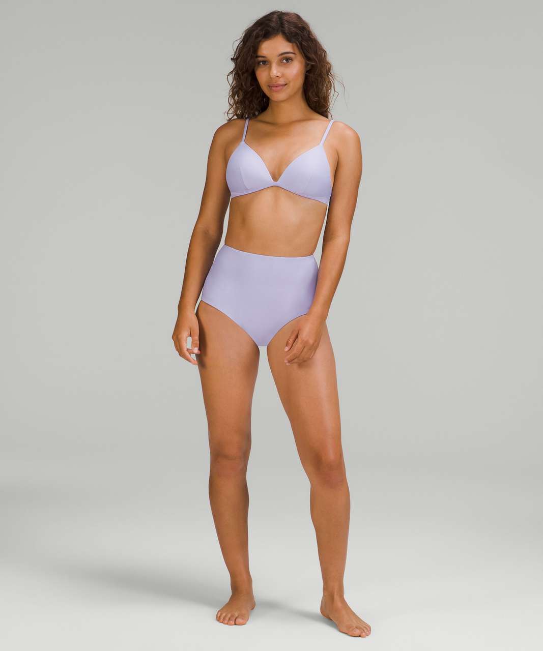 Lululemon Waterside High-Waist Swim Bottom *Medium Bum Coverage - Lilac Smoke