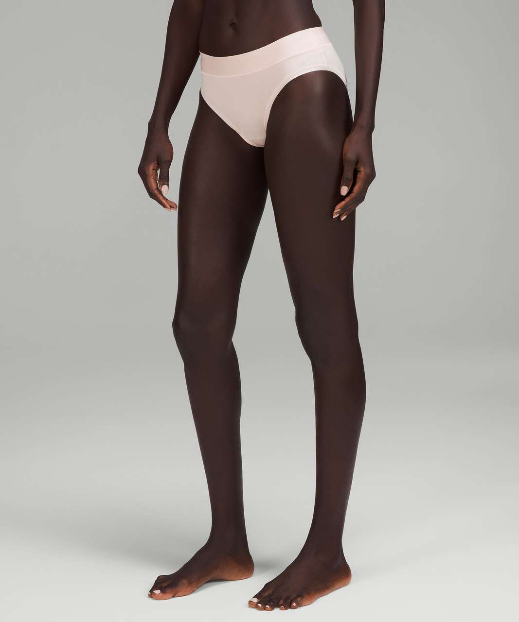 Lululemon UnderEase Mid-Rise Cheeky Bikini Underwear 3 Pack - Double Dimension Starlight Black / Butter Pink / Black