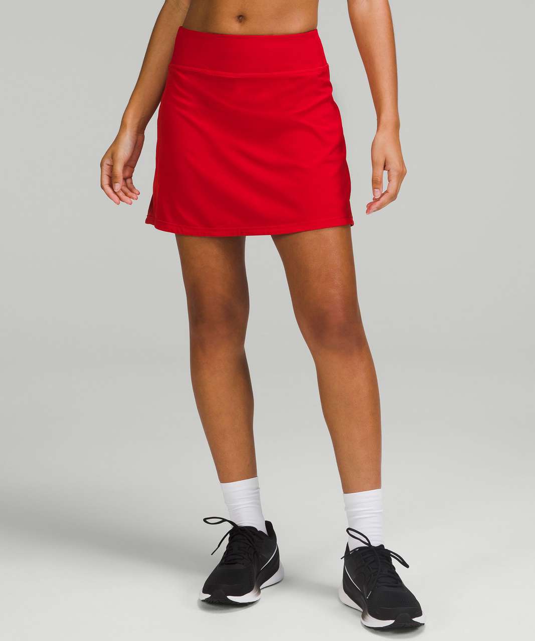 LULULEMON Pace Rival Skirt Reg 13 (Carnation Red, 10) at  Women's  Clothing store