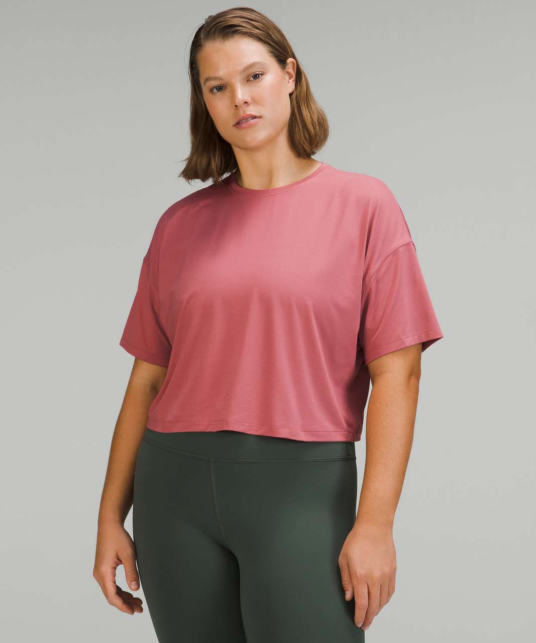 Lululemon Abrasion-Resistant Training T-Shirt - Brier Rose