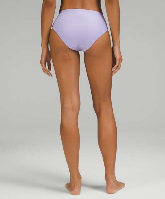 Lululemon Waterside Square Neck Swim Top B/C, High Rise Skimpy Bottom 2  bikini - Deblu