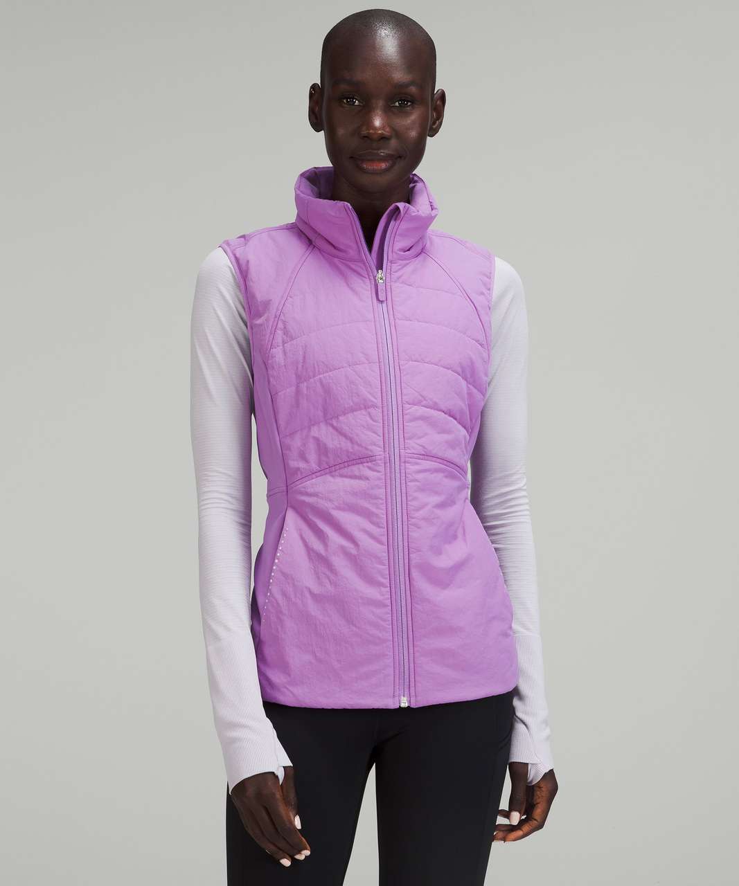 Lululemon Run For Cold Jacket - Plum - lulu fanatics