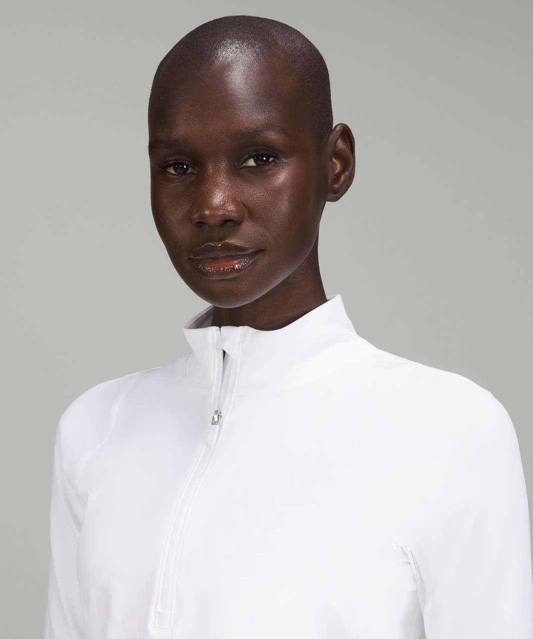 Lululemon Nulux Half-Zip Long Sleeve Shirt - White