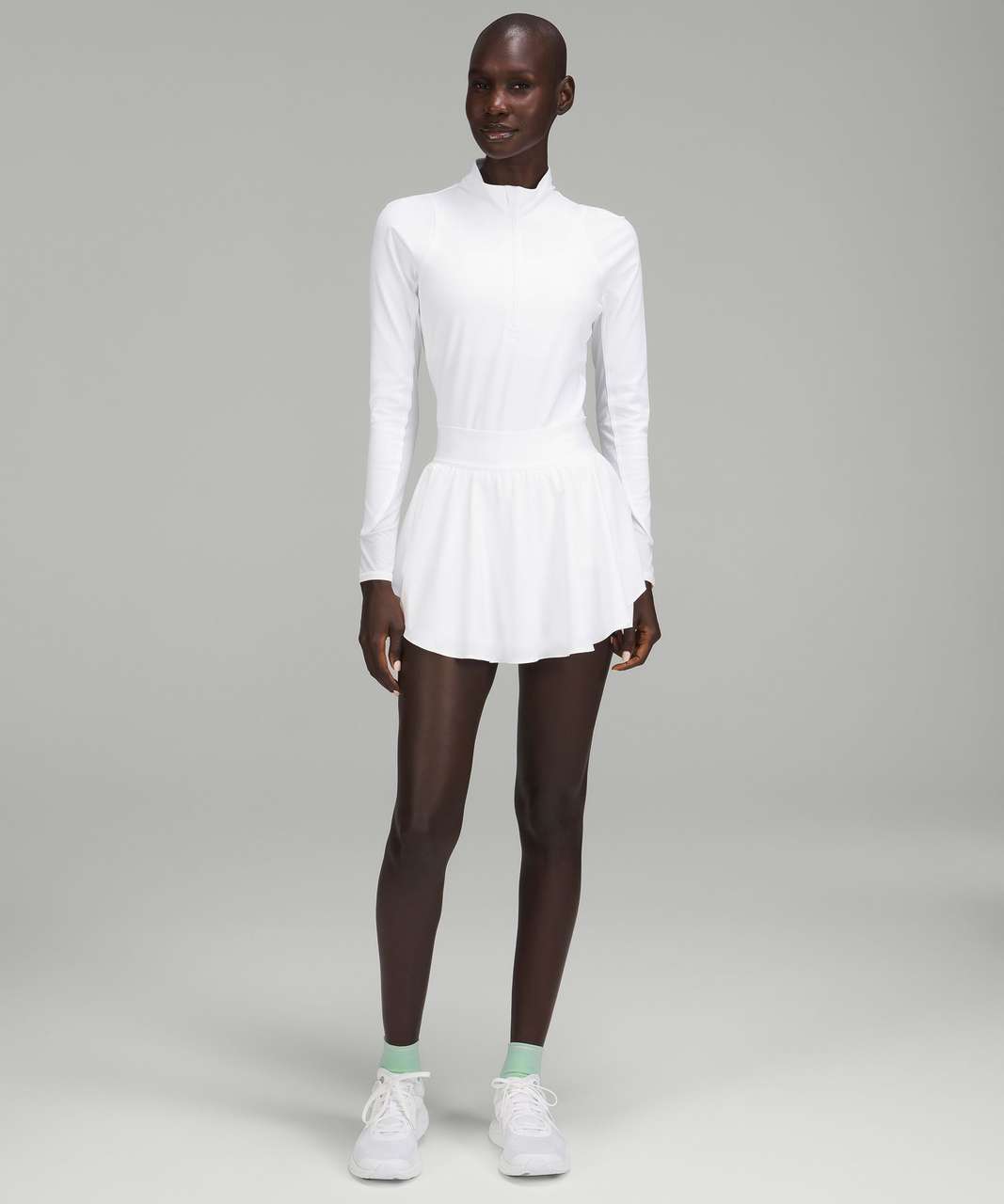 Lululemon Flex On Court Dress - White / White - lulu fanatics