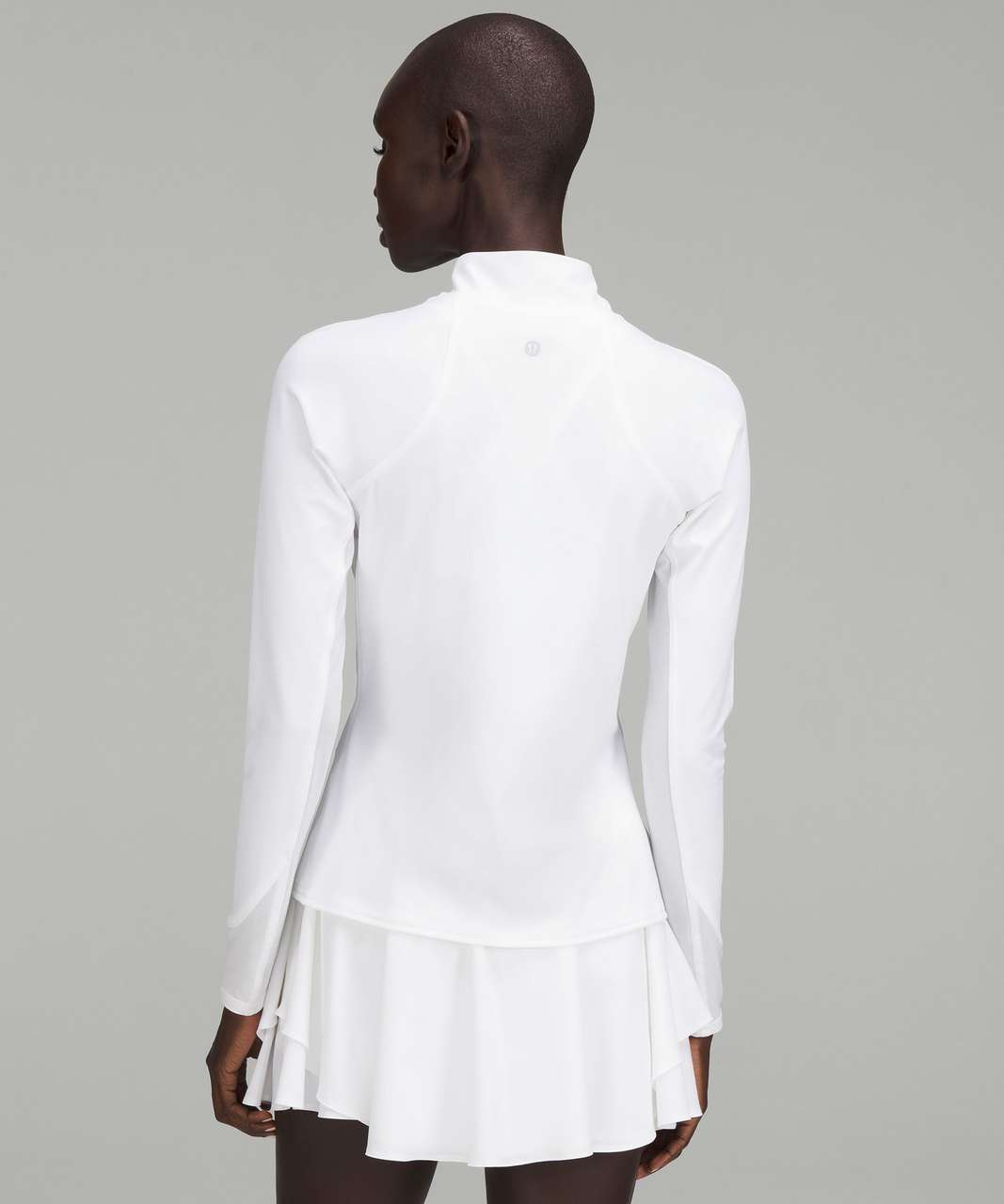 Lululemon Nulux Half-Zip Long Sleeve Shirt - White