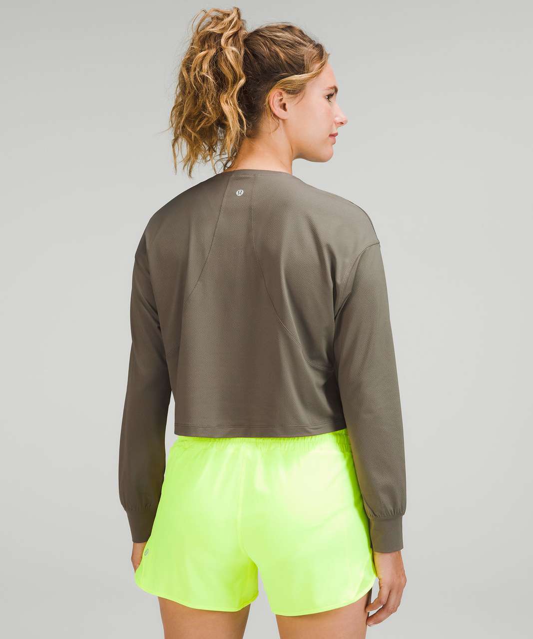 Lululemon Abrasion-Resistant Training Long Sleeve Shirt - Carob Brown