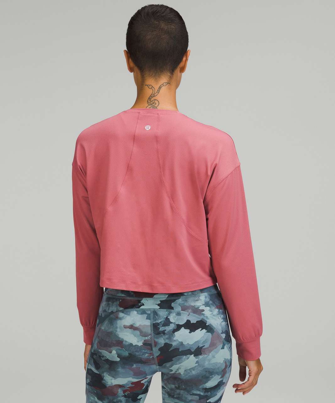 Lululemon Abrasion-Resistant Training Long Sleeve Shirt - Brier Rose