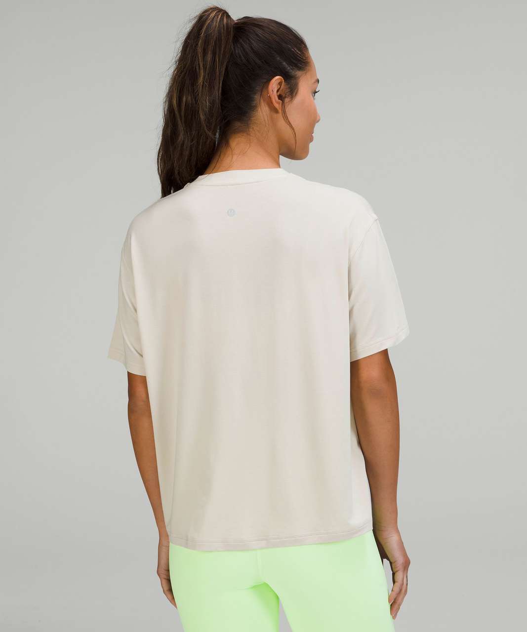 Tie-Back Lightweight Yoga Short-Sleeve T-Shirt