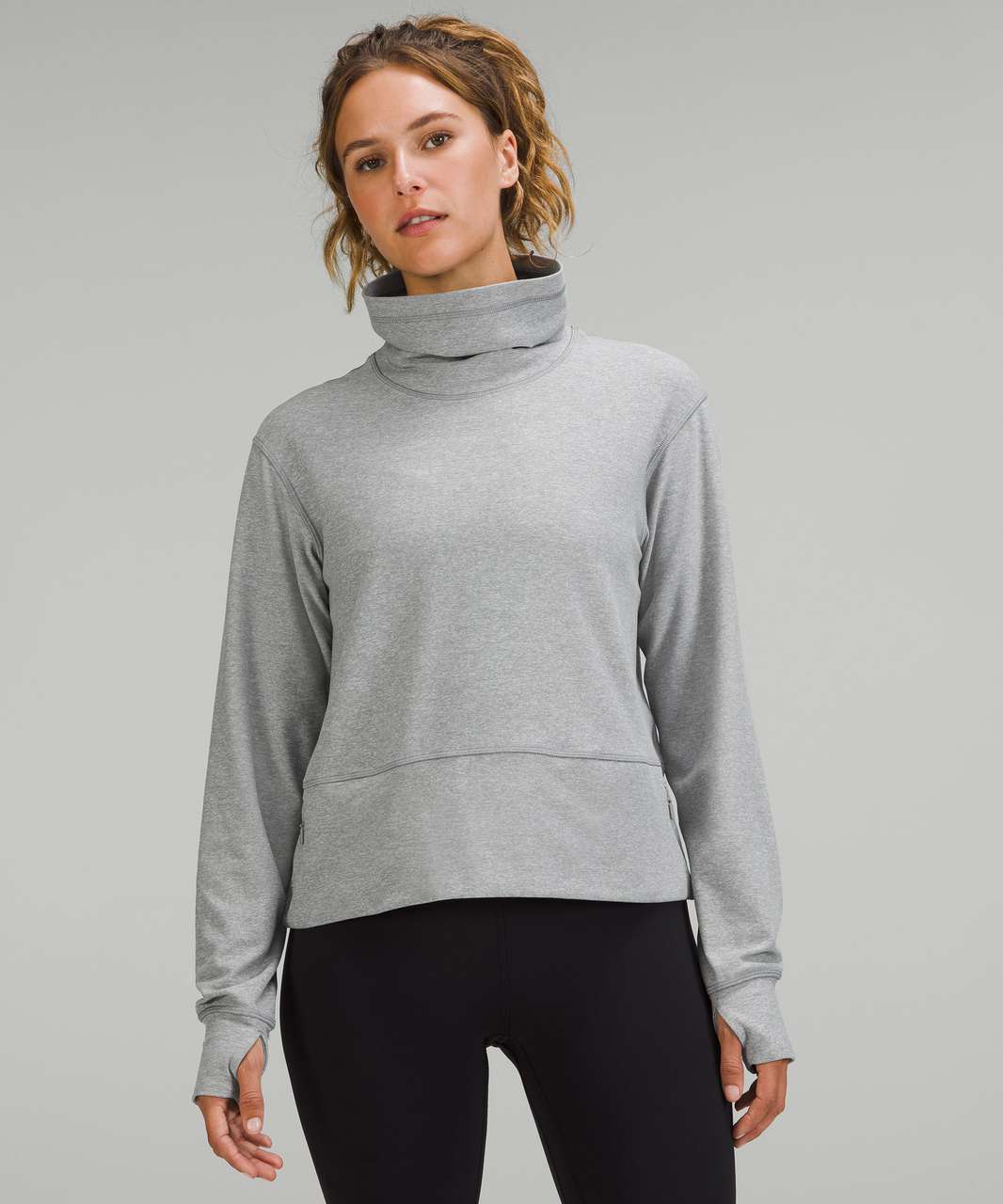 Lululemon Ready to Rulu Pullover - Heathered Raceway Grey