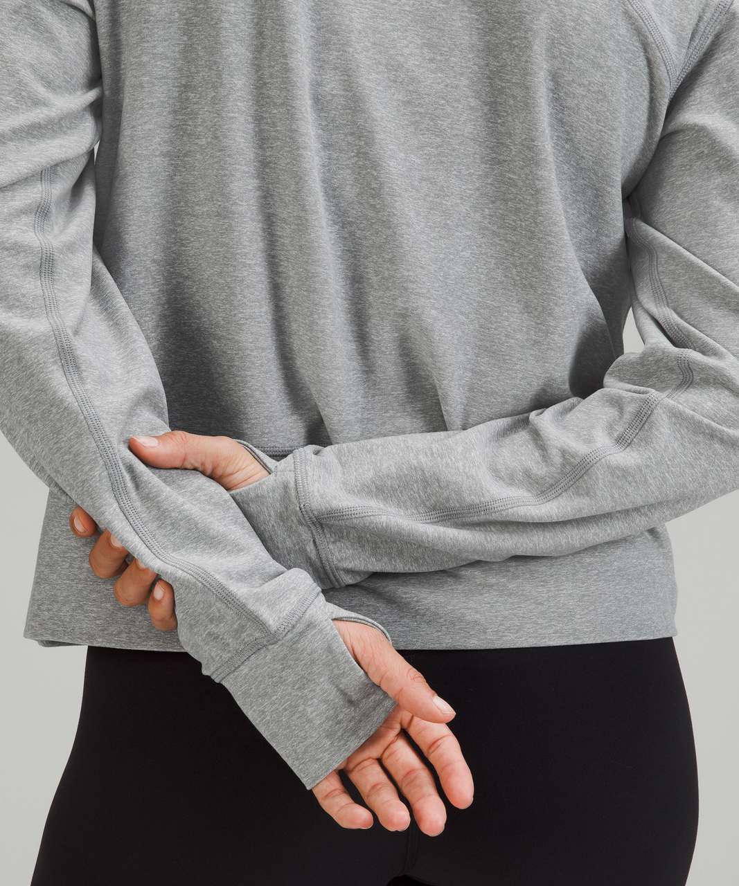 Lululemon Ready to Rulu Pullover - Heathered Raceway Grey