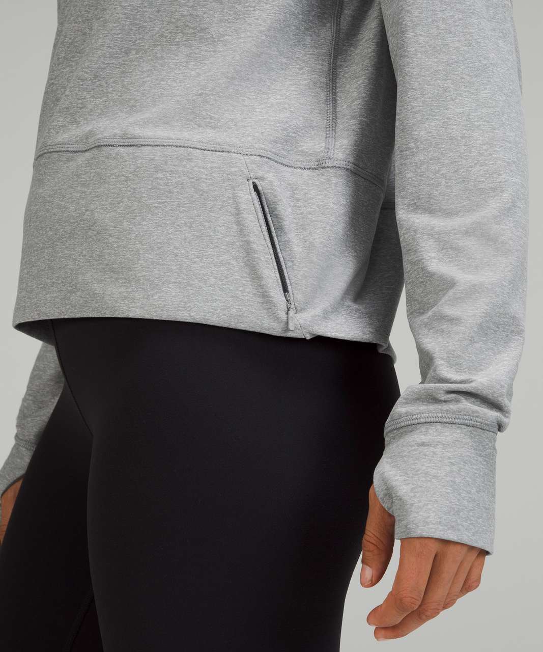 Lululemon Ready to Rulu Pullover - Heathered Raceway Grey