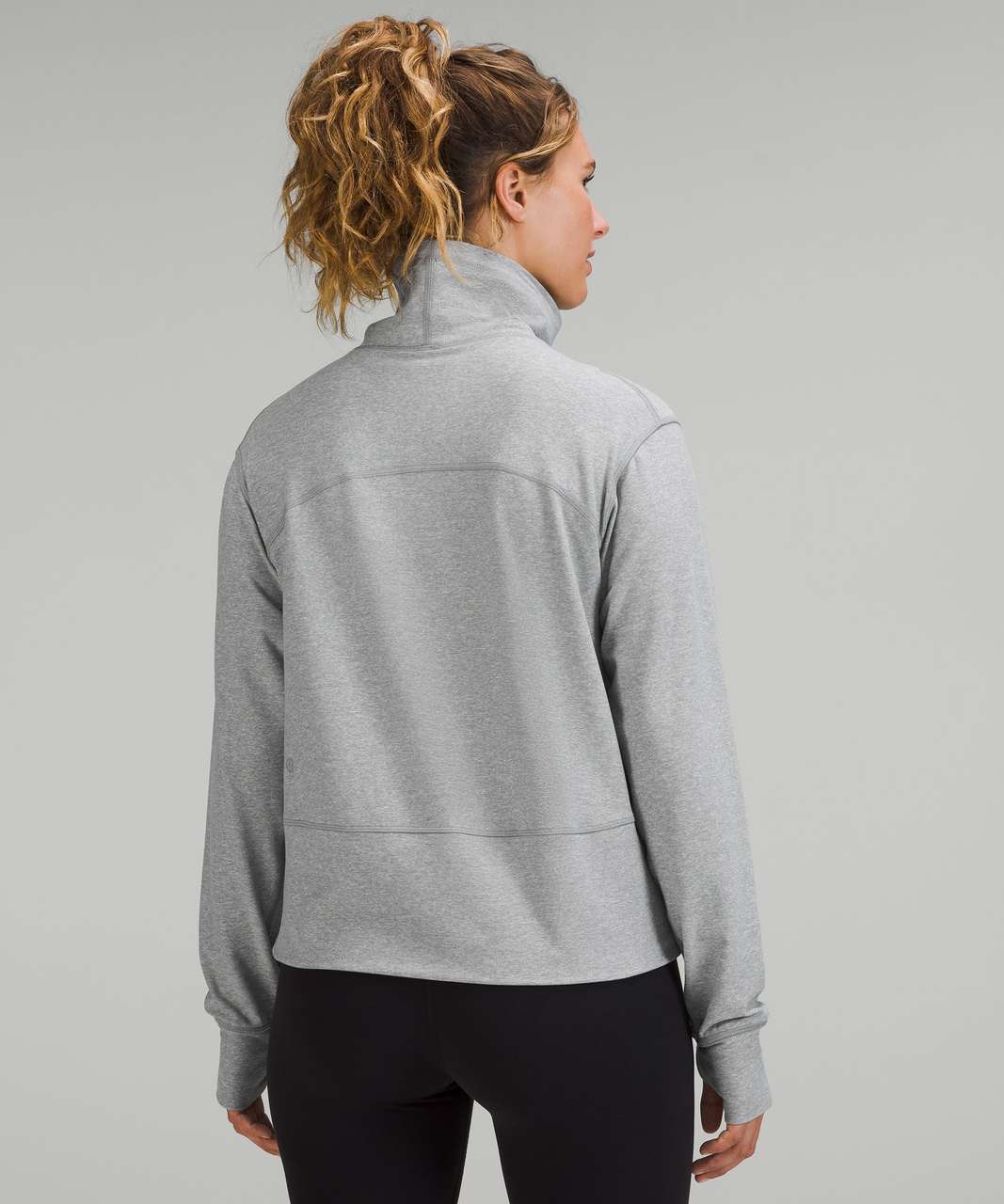 Lululemon Ready to Rulu Half-Zip Pullover - Heathered Raceway Grey