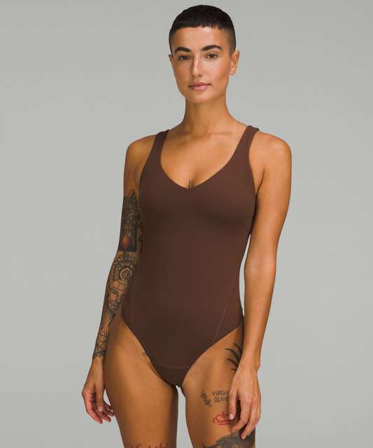 Lululemon Align Sleeveless Bodysuit - Desert Sun - lulu fanatics