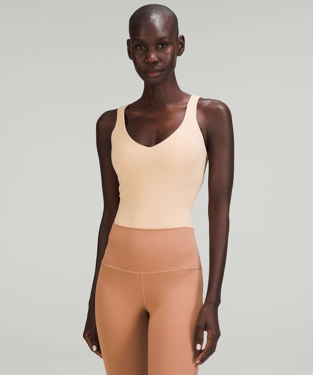 Lululemon High-Neck Tight-Fit Shelf Bodysuit - Contour - lulu fanatics