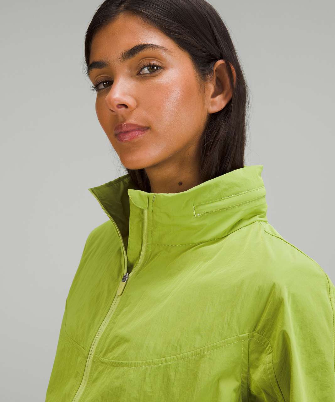 Lululemon Lightweight Hooded Jacket - Everglade Green - lulu fanatics