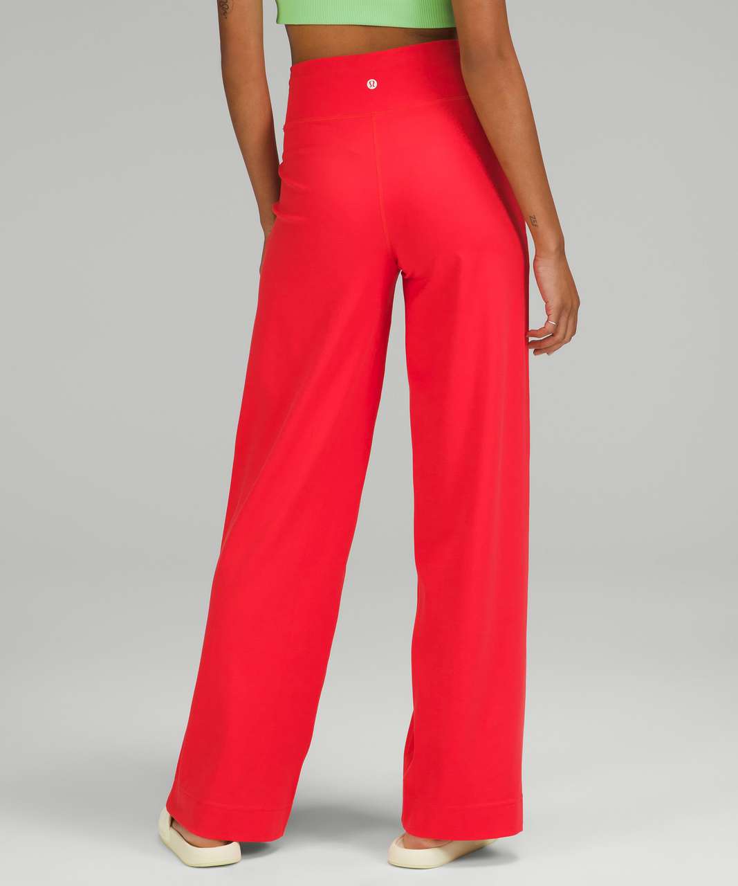 Lululemon Your True Trouser High Rise Pant - Carnation Red - lulu fanatics