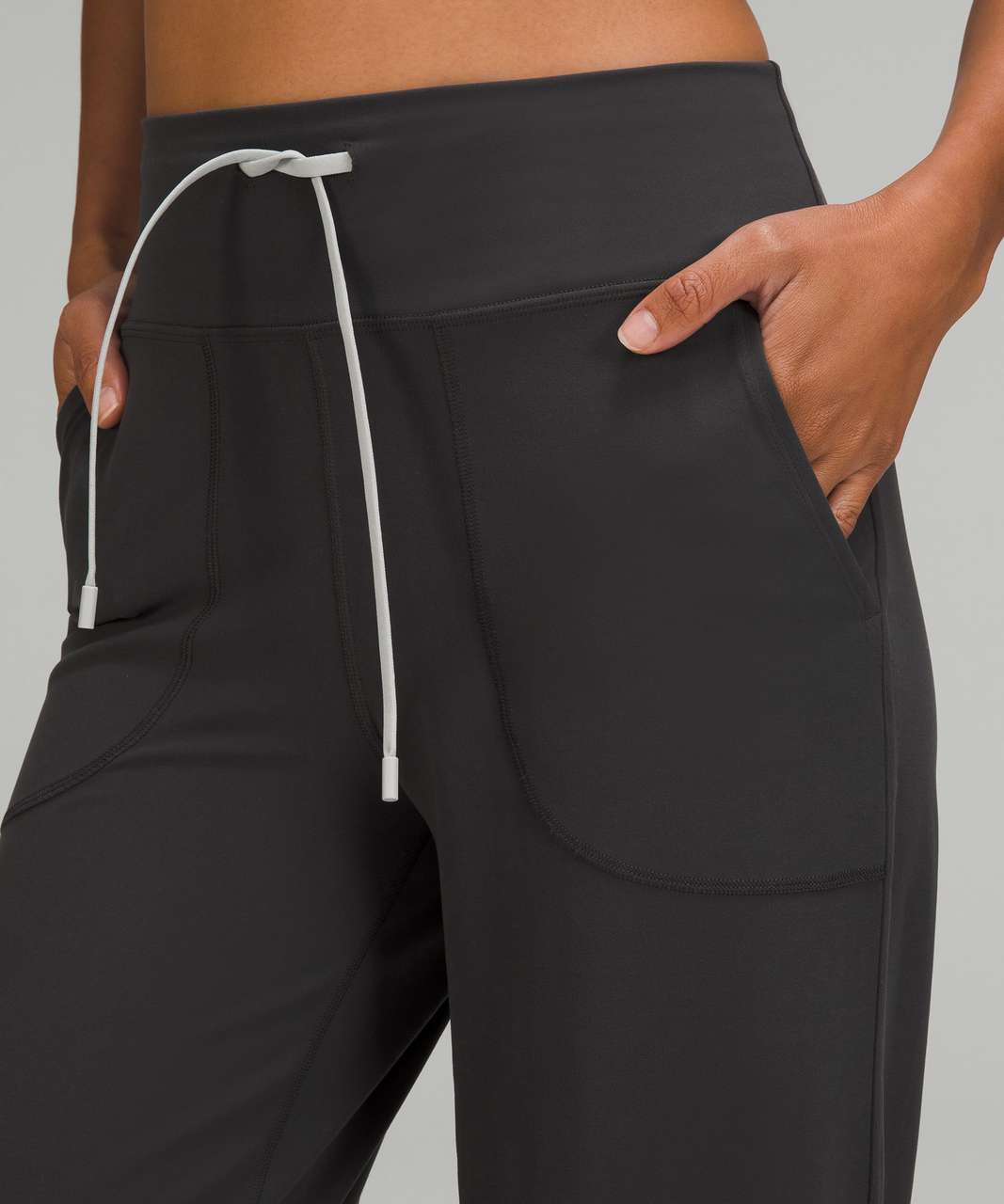 NEW Lululemon Throwback Astro Pant HR 32 Sz 4 Graphite Grey Black