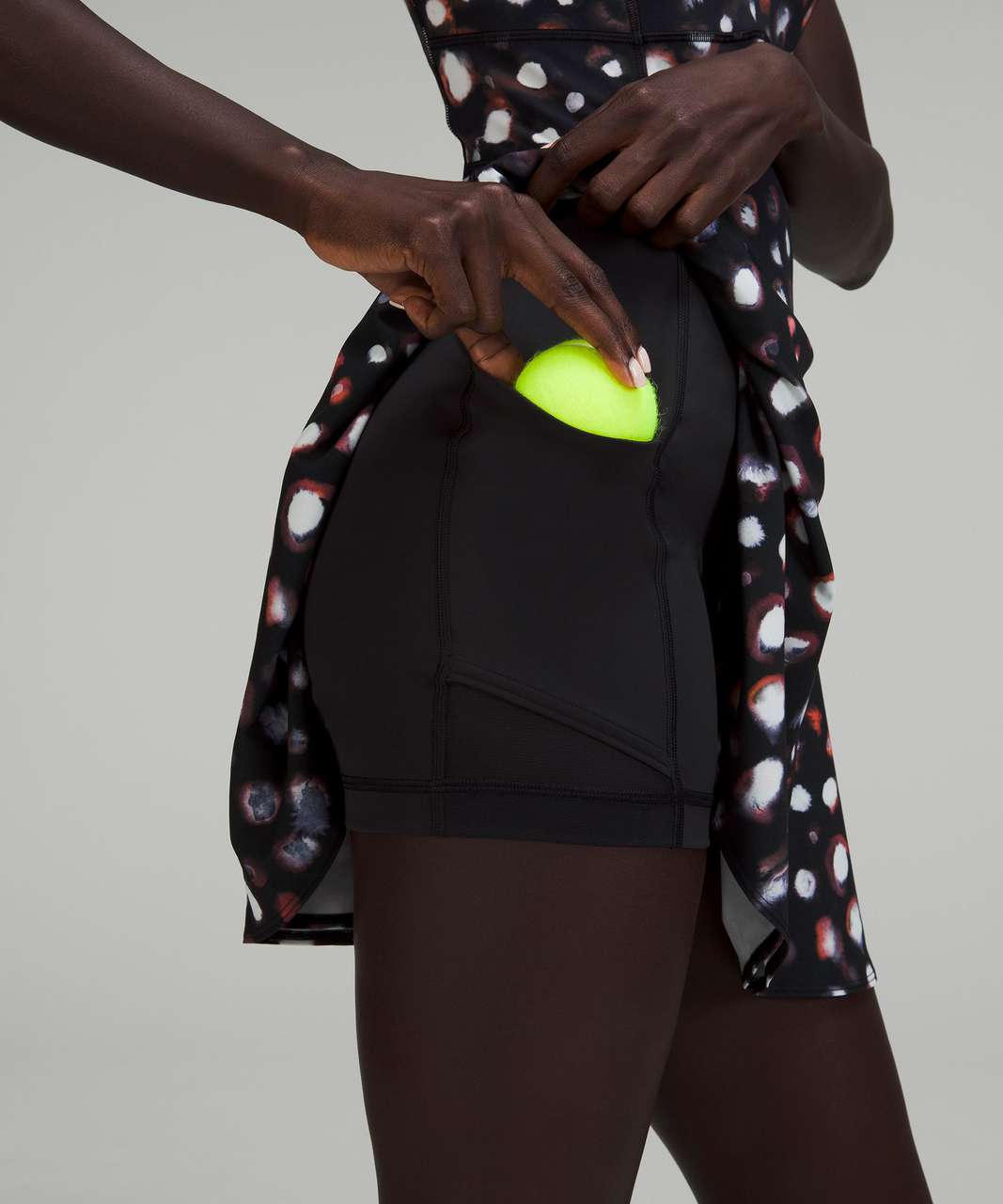 Lululemon Court Crush Tennis Dress - Haze Dot Inverse Orange Multi