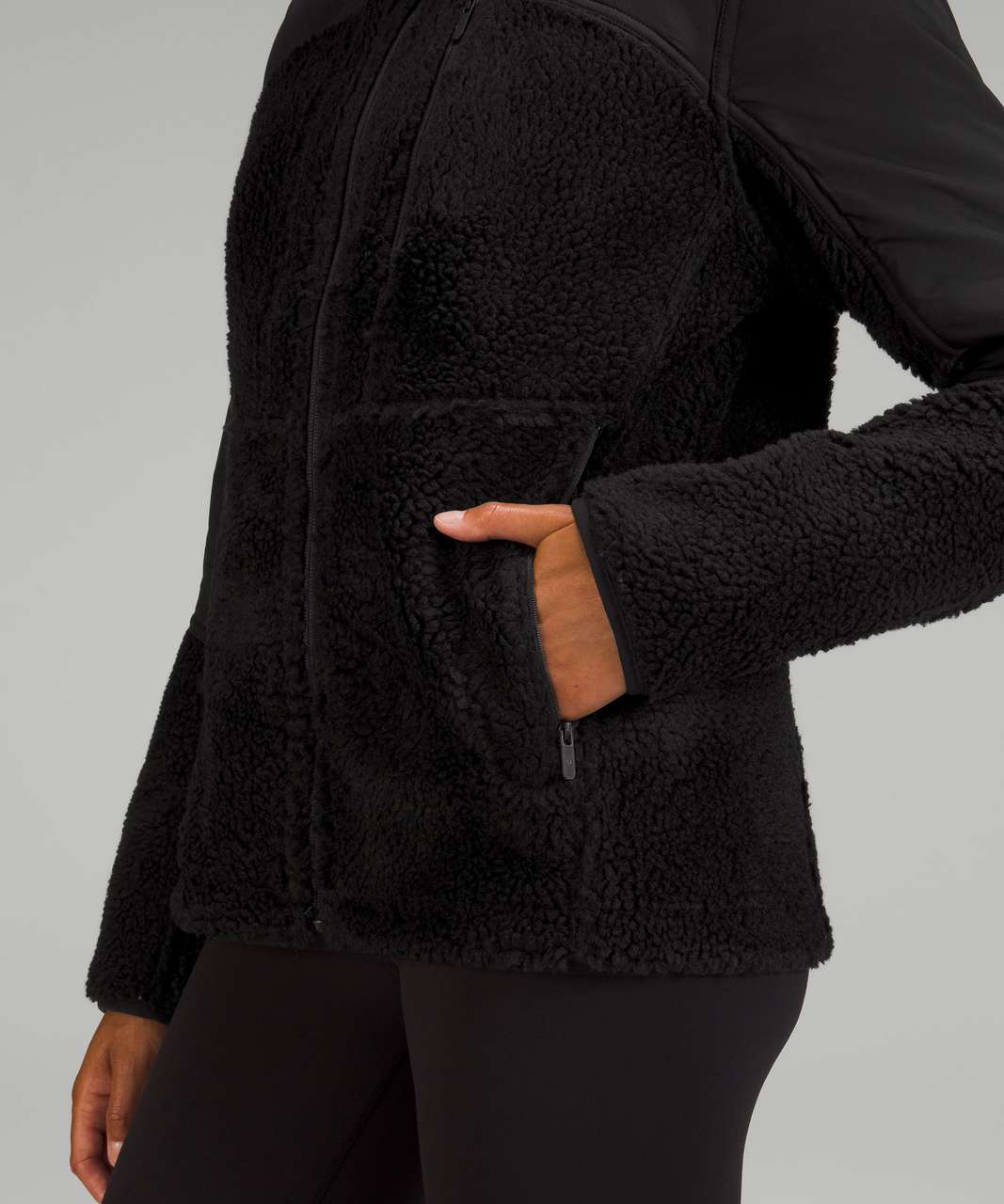 Textured Fleece Full-Zip Jacket