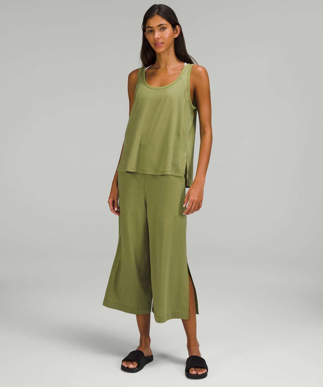 Lululemon Tank Top Jumpsuit 23" - Bronze Green