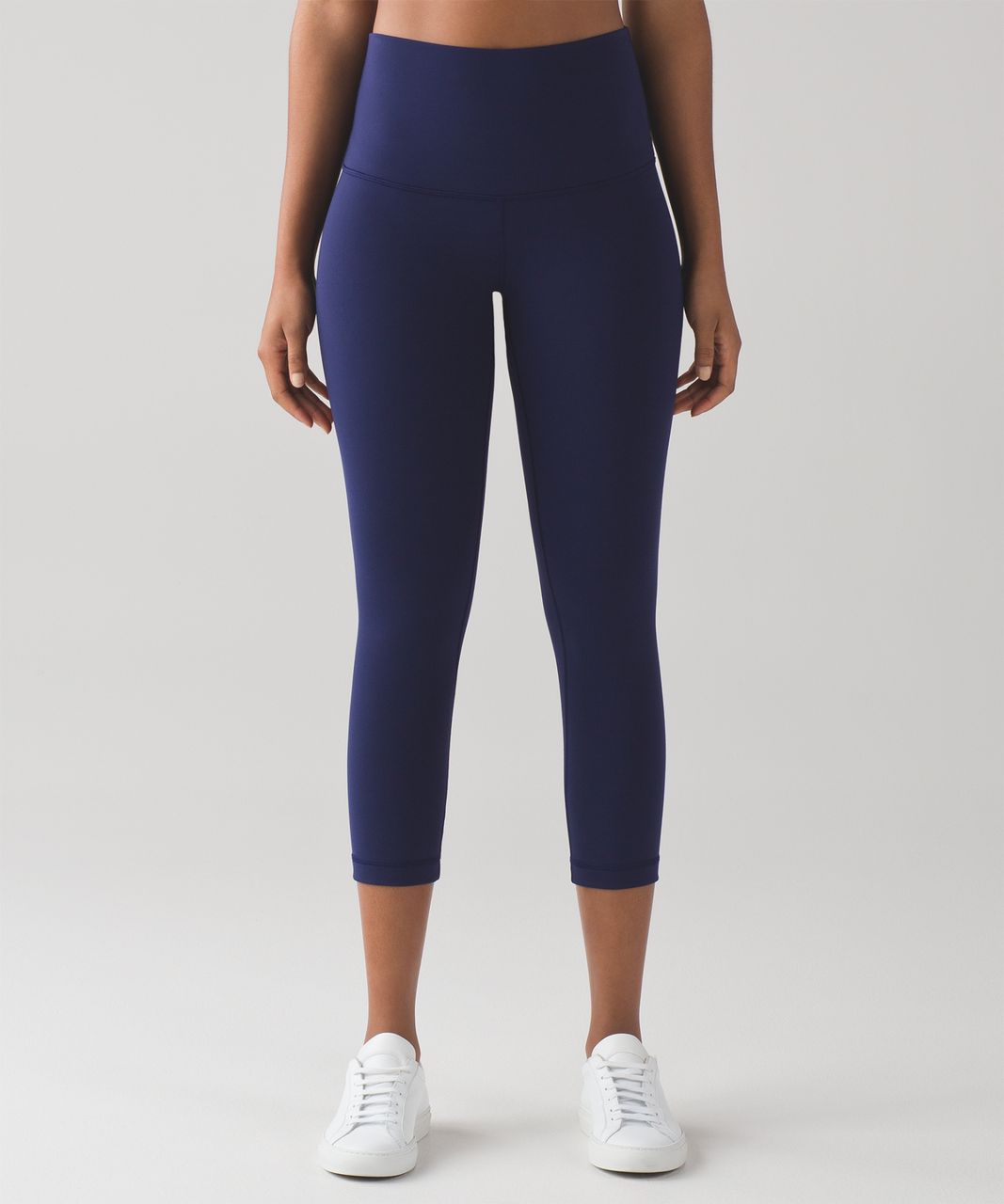 Lululemon Wunder Under Crop (Hi-Rise) (21) - Hero Blue - lulu fanatics